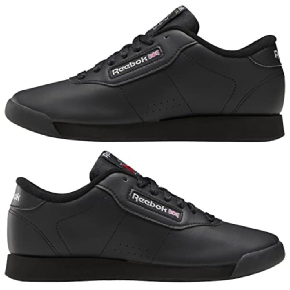 Vintage Black Reebok Classic Low Top Aerobic 80'S Sneakers Size 9